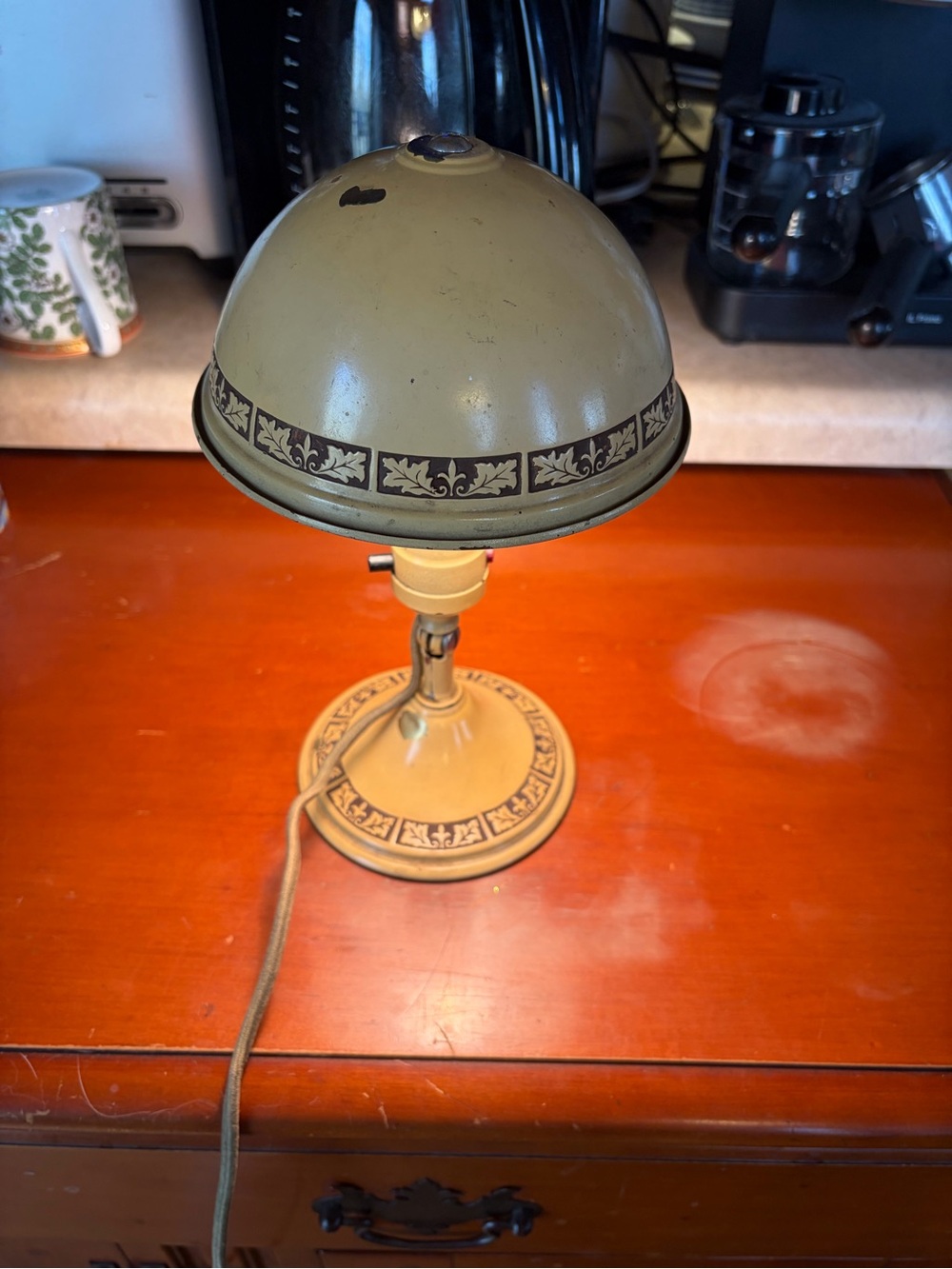 The Greist Mfg Co Desk Lamp Super Adjustable Antique Lighting New Haven Conn